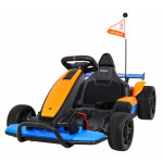 Elektrické autíčko - Go-kart McLaren Drift - oranžové